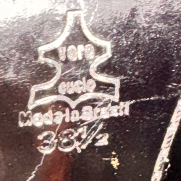 Alice & Olivia Dolan Buckle Brown Leather Heel Boot Size 38.5 (8) - Picture 4 of 5